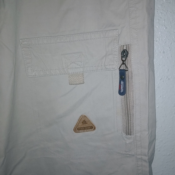 Jiahao Fu Shi M Mens Lightweight Cargo Cotton Khaki Pants - Picture 5 of 9